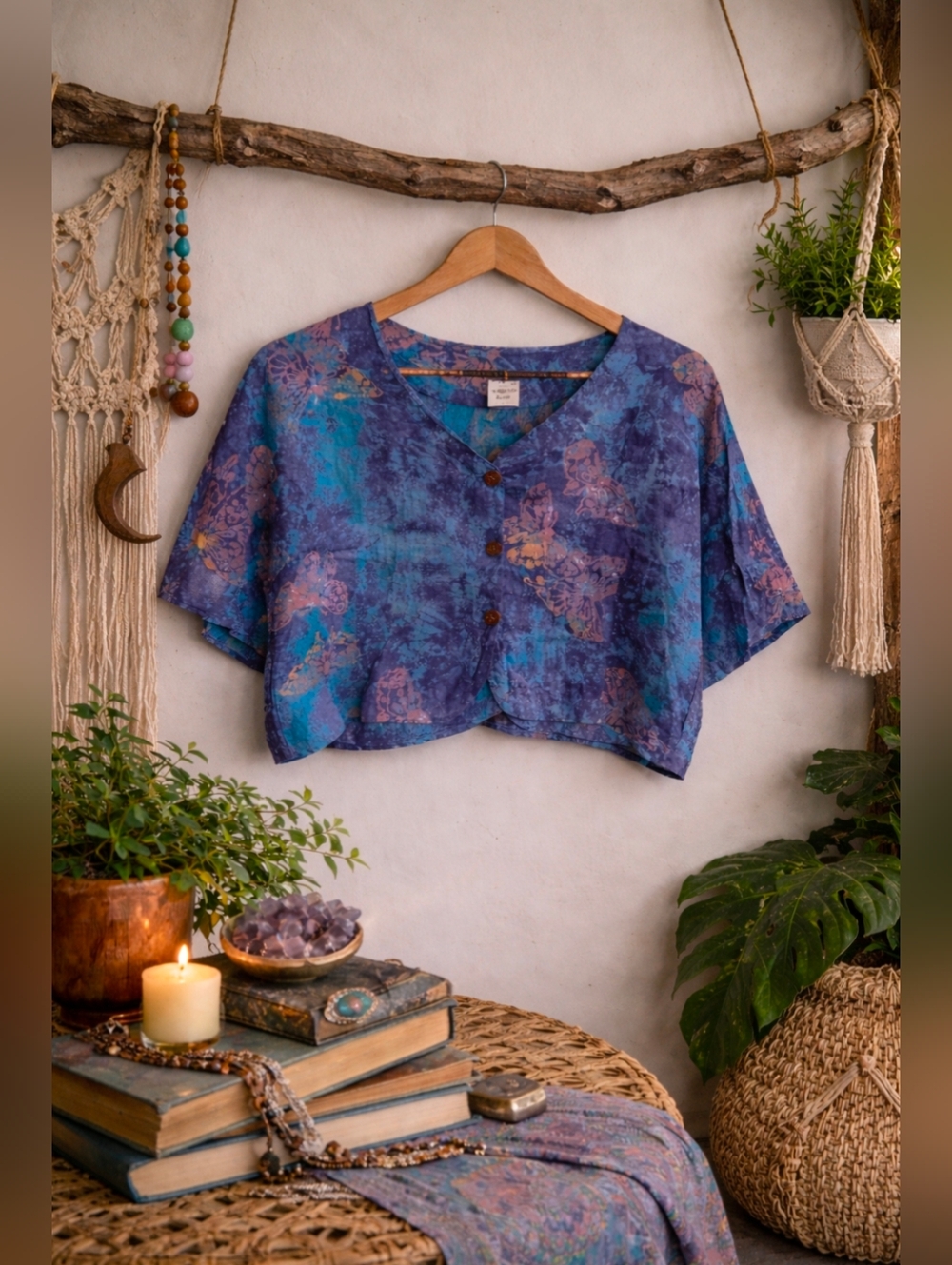 Kimberly's Travels | Maine boutique brand | Women's Large Batik Top